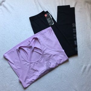 Under armour workout set